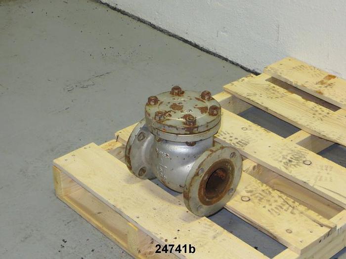Used C-Mec CHECK 3" Steel Check Valve #24741