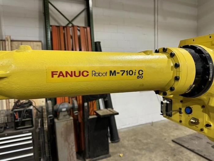 Used FANUC M-710iC/50 WITH IR VISION & R-30iA CONTROLLER, AS NEW! CLEANED & TESTED