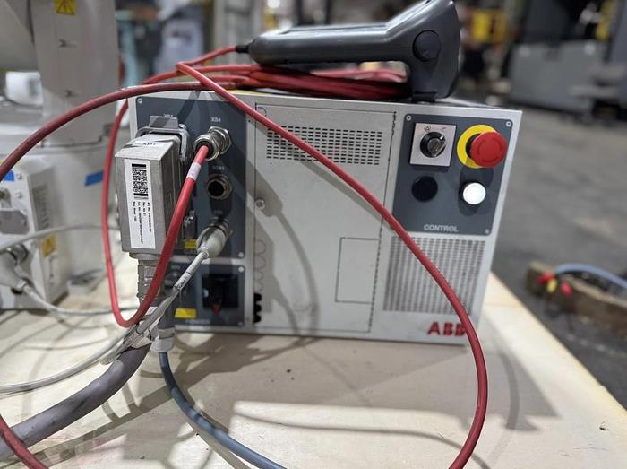 Used 2017 ABB IRB 1200-5/0.9 with IRC5 Compact Controller, Teach Pendant, and Cables