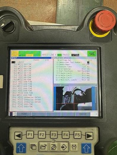 Used FANUC M10iA/10S ROBOT WITH R30iA CONTROLLER, VISION READY WITH CAMERA, ONLY 112 HOURS