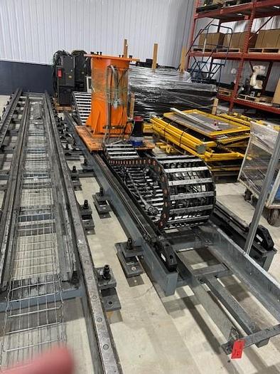 Used FANUC  R-2000iB/125L ROBOT STAND MOUNTED ON 61' FANUC GEN VI RTU WITH R-30iB CONTROLLER, 2015