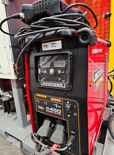 Used FANUC  ARC MATE 120iD/12L, DUAL ARM, NEVER USED, R30iB PLUS, LINCOLN R450 WELDING POWER SUPPLY