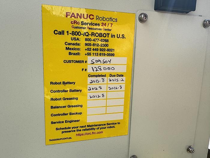 Used FANUC M-710iC/20L 6 AXIS ROBOT LIKE NEW! PAYLOAD 20KG X REACH 3,110 MM R-30iB CONTROLLER
