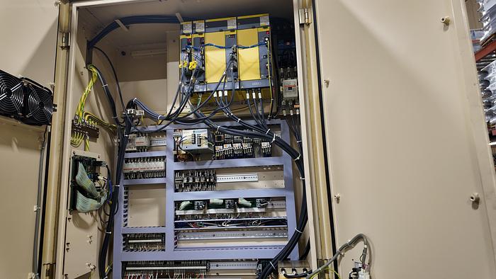 Used OKUMA HOWA 2SP-V40 TWIN SPINDLE VERTICAL TURRET LATHE