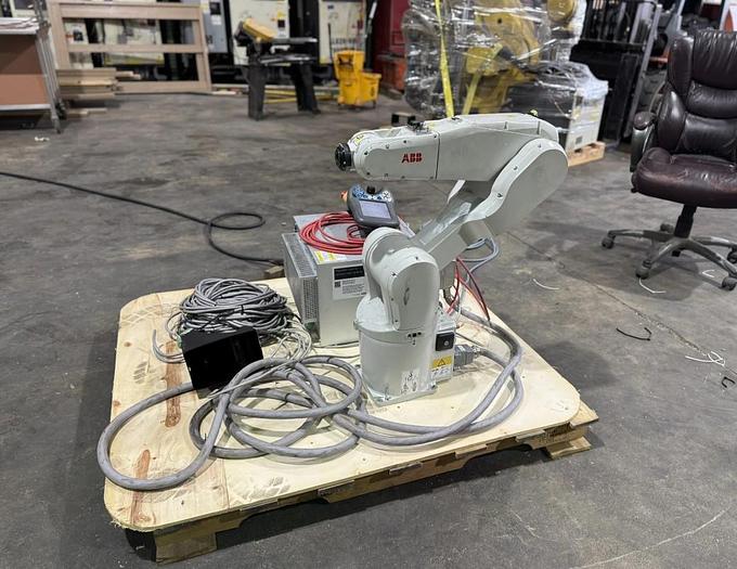 Used 2017 ABB IRB 1200-5/0.9 with IRC5 Compact Controller, Teach Pendant, and Cables