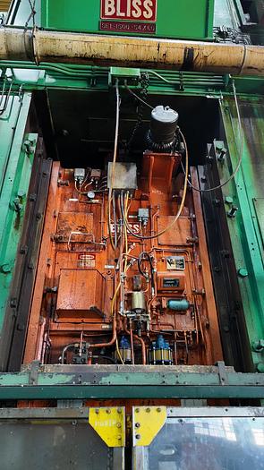 Used EW BLISS SE1-1500-54-60 STRAIGHT SIDE SINGLE CRANK PRESS ECCENTRIC GEARED