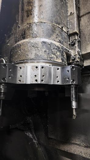 Used OKUMA HOWA 2SP-V40 TWIN SPINDLE VERTICAL TURRET LATHE