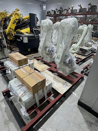 Used MULTIPLE NEW NEVER USED KAWASAKI ROBOT MODEL RS020N, 20KG X 1725MM REACH WITH EO1 CONTROLS, CABLES & TEACH