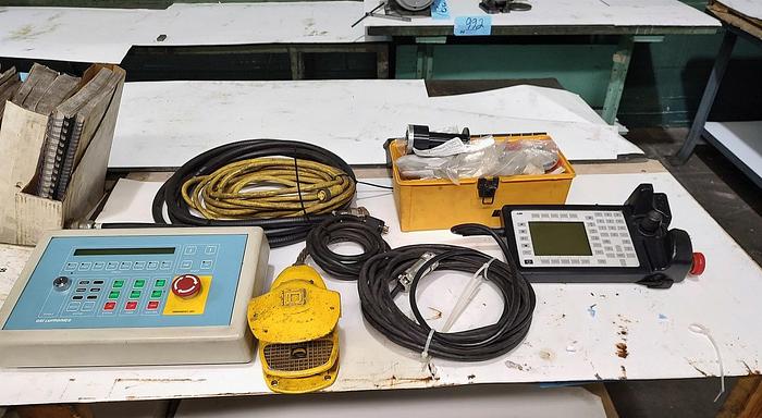 Used ROBOTIC LASER CELL, USING AN ABB IRB 2400 robot / 2005 GSI Lumonics JK745TR nd Yag laser rated at 150J / 850 watts.ONLY 744 HOURS!