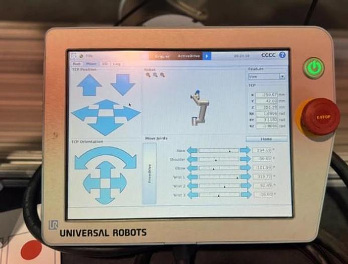 Used 2018 UNIVERSAL ROBOT MODEL UR5 WITH ROBOTIQ FT FORCE/TORQUE SENSOR, CAMERA MODULE & 2F ADAPTIVE GRIPPER
