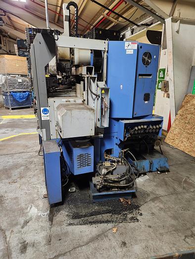 Used TAKAMAZ XD-8 PLUS CNC LATHE, 2 SPINDLES, 5" CHUCKS, 1.4" BAR