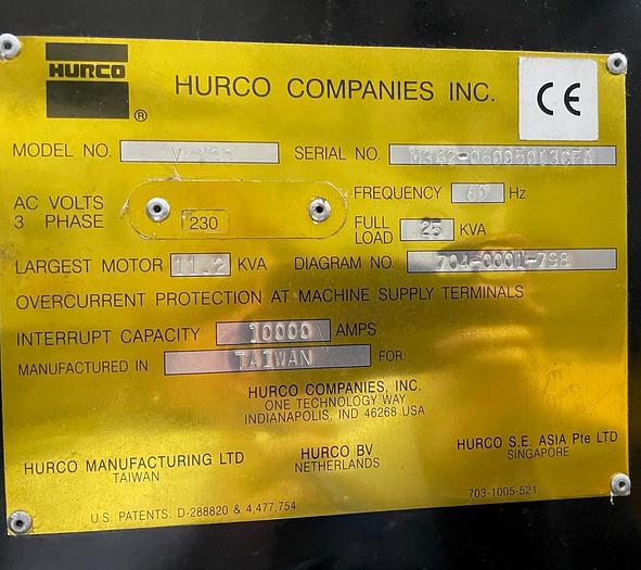 Used HURCO VMX30 CNC VERTICAL MACHINING CENTER