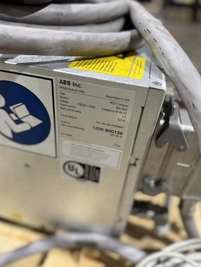 Used ABB IRB 1200-5/0.9 with IRC5 Compact Controller, Teach Pendant, and Cables