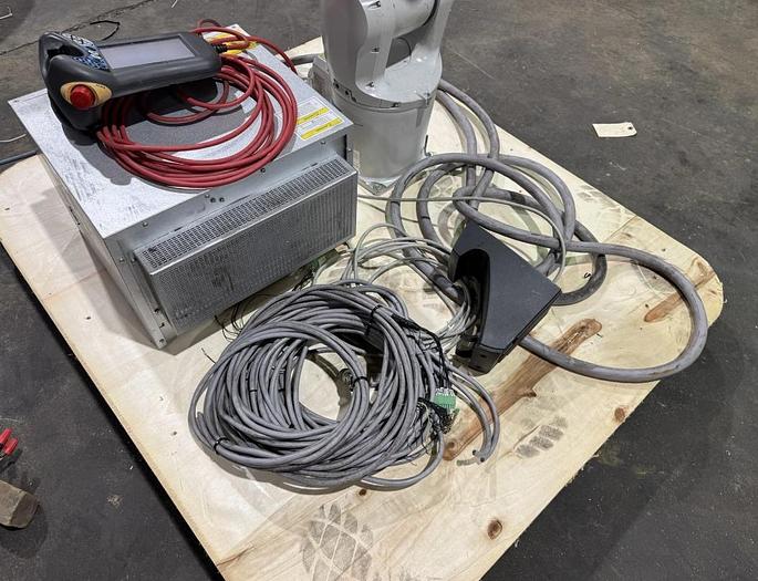 Used 2017 ABB IRB 1200-5/0.9 with IRC5 Compact Controller, Teach Pendant, and Cables