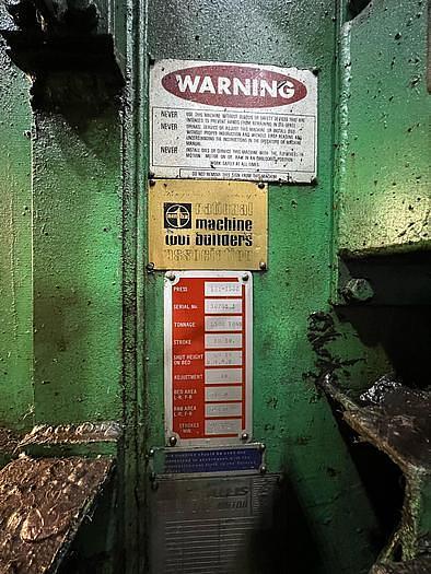 Used EW BLISS SE1-1500-54-60 STRAIGHT SIDE SINGLE CRANK PRESS ECCENTRIC GEARED