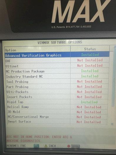 Used HURCO VM-1 CNC VERTICAL MACHINING CENTER