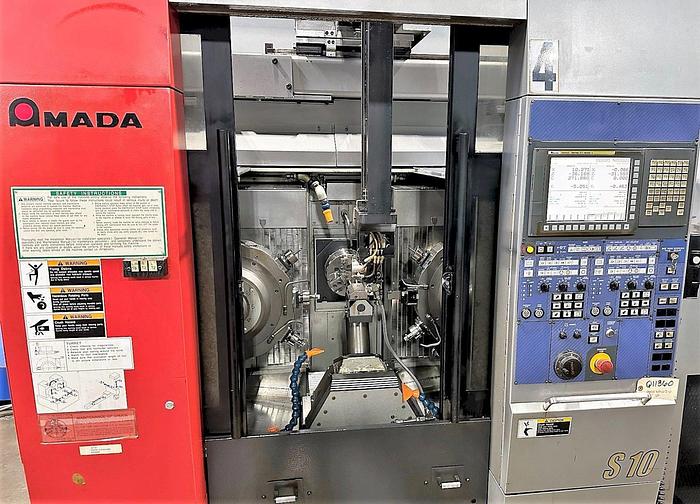 Used DMG AMADA WASINO S10 8-AXIS CNC MULTI-TASKING TURNING/MILLING CENTER