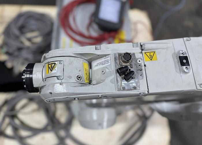 Used 2017 ABB IRB 1200-5/0.9 with IRC5 Compact Controller, Teach Pendant, and Cables