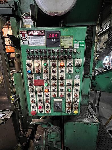 Used EW BLISS SE1-1500-54-60 STRAIGHT SIDE SINGLE CRANK PRESS ECCENTRIC GEARED