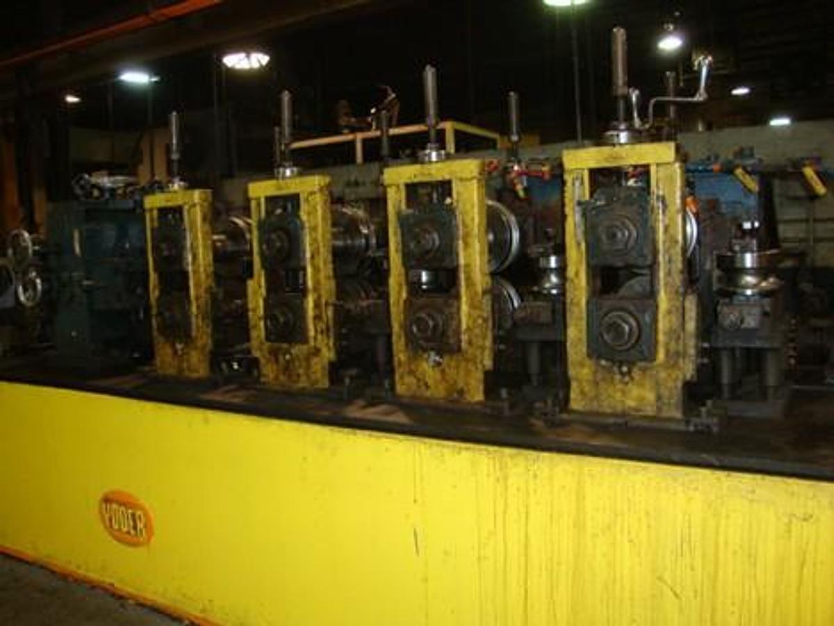 Used YODER  2" TUBE COMPLETE LINE MEANS YOU CAN START MAKING STEEL TUBE