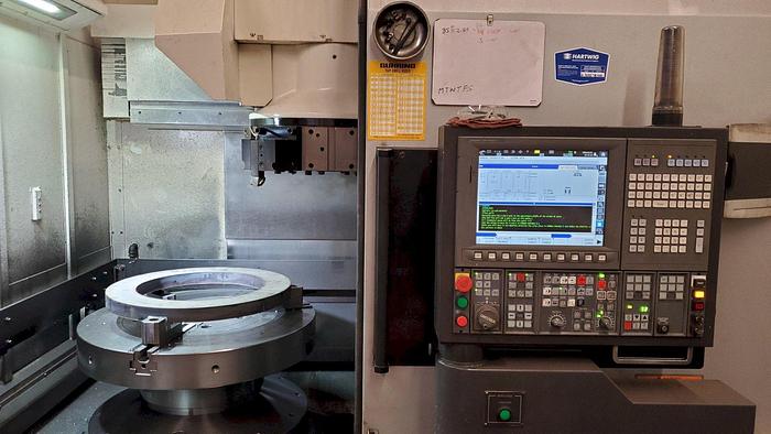 Used 2017 OKUMA V100R CNC VERTICAL TURNING CENTER