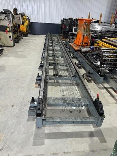 Used FANUC  R-2000iB/125L ROBOT STAND MOUNTED ON 61' FANUC GEN VI RTU WITH R-30iB CONTROLLER, 2015