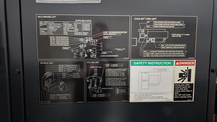 Used MAKINO A51 CNC HORIZONTAL MACHINING CENTER