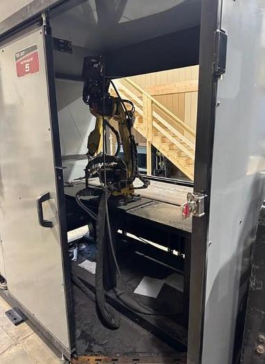 Used 2015 LINCOLN ELECTRIC AUTO-MATE 5 WITH FANUC ARC MATE 0iB ROBOTS AND R-30iB MATE CONTROL
