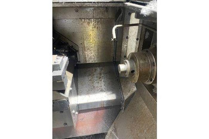 Used TAKAMAZ  XD-8 PLUS CNC LATHE, 2 SPINDLES, 5" CHUCKS, 1.4" BAR