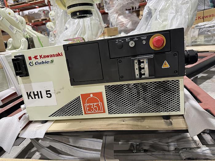 Used MULTIPLE LIGHTLY USED KAWASAKI  ROBOTS MODEL RS020N 6 AXIS 20KG X 1725MM REACH ROBOTS WITH E01 CONTROLLERS AND CUBIC S