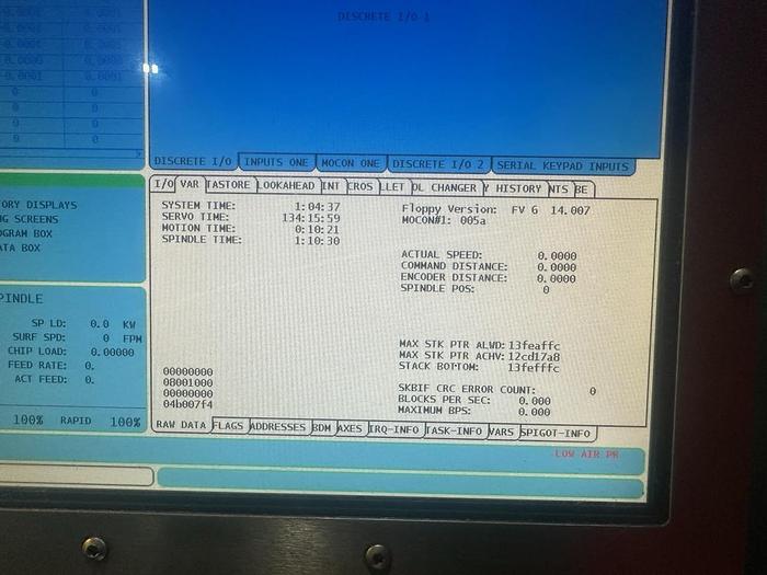 Used HASS  EC-400 CNC HORIZONTAL MACHINING CENTER