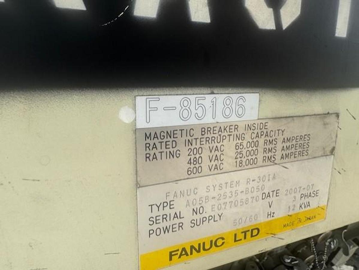 Used 2-Fanuc R-2000IB/210f's with 30iA Controls
