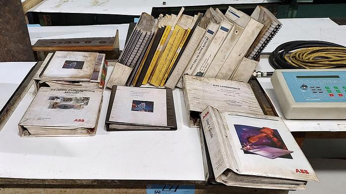 Used ROBOTIC LASER CELL, USING AN ABB IRB 2400 robot / 2005 GSI Lumonics JK745TR nd Yag laser rated at 150J / 850 watts.ONLY 744 HOURS!