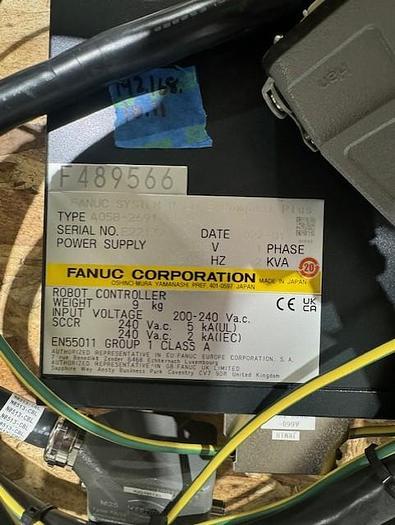 FANUC SR-20iA WITH R-30iB CONTROLS TEACH & CABLES, NEW NEVER USED