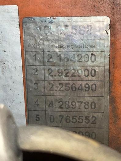 Used 2011 8 - ABB IRB 1600 MIG WELDING ROBOTS WITH IRC5 CONTROLS.