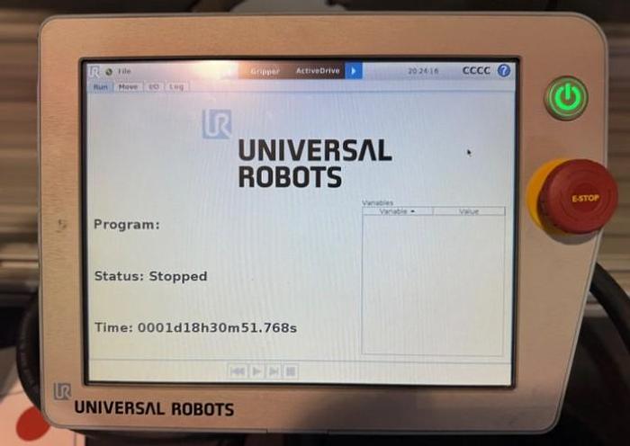 Used 2018 UNIVERSAL ROBOT MODEL UR5 WITH ROBOTIQ FT FORCE/TORQUE SENSOR, CAMERA MODULE & 2F ADAPTIVE GRIPPER