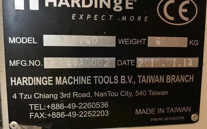 Used HARDINGE BRIDGEPORT XR760 VERTICAL MACHINING CENTER W/4TH AXIS TSUDA COMA ROTARY TABLE