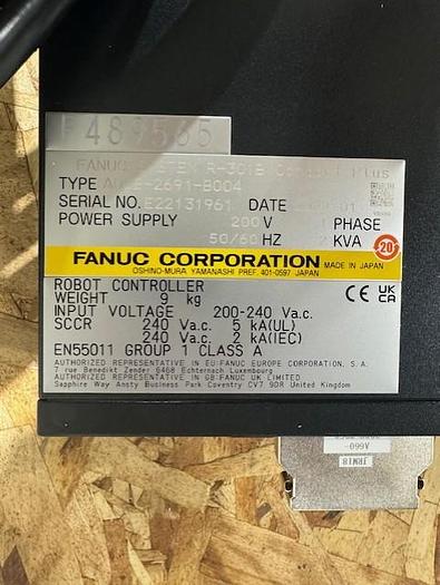 Used FANUC SR-20iA WITH R-30iB CONTROLS TEACH & CABLES, NEW NEVER USED