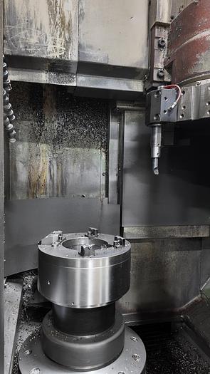 Used OKUMA HOWA 2SP-V40 TWIN SPINDLE VERTICAL TURRET LATHE