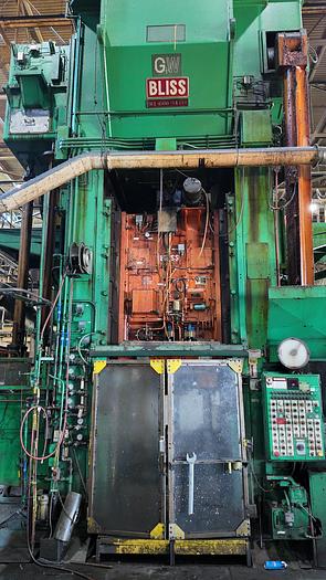 Used EW BLISS SE1-1500-54-60 STRAIGHT SIDE SINGLE CRANK PRESS ECCENTRIC GEARED