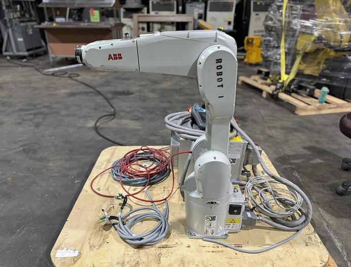Used ABB IRB 1200-5/0.9 with IRC5 Compact Controller, Teach Pendant, and Cables