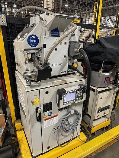 Used NELSON/FANUC STUD WELDING CELL WITH FANUC M-710iC/50 R-30iB AND ROBOT INTERFACE