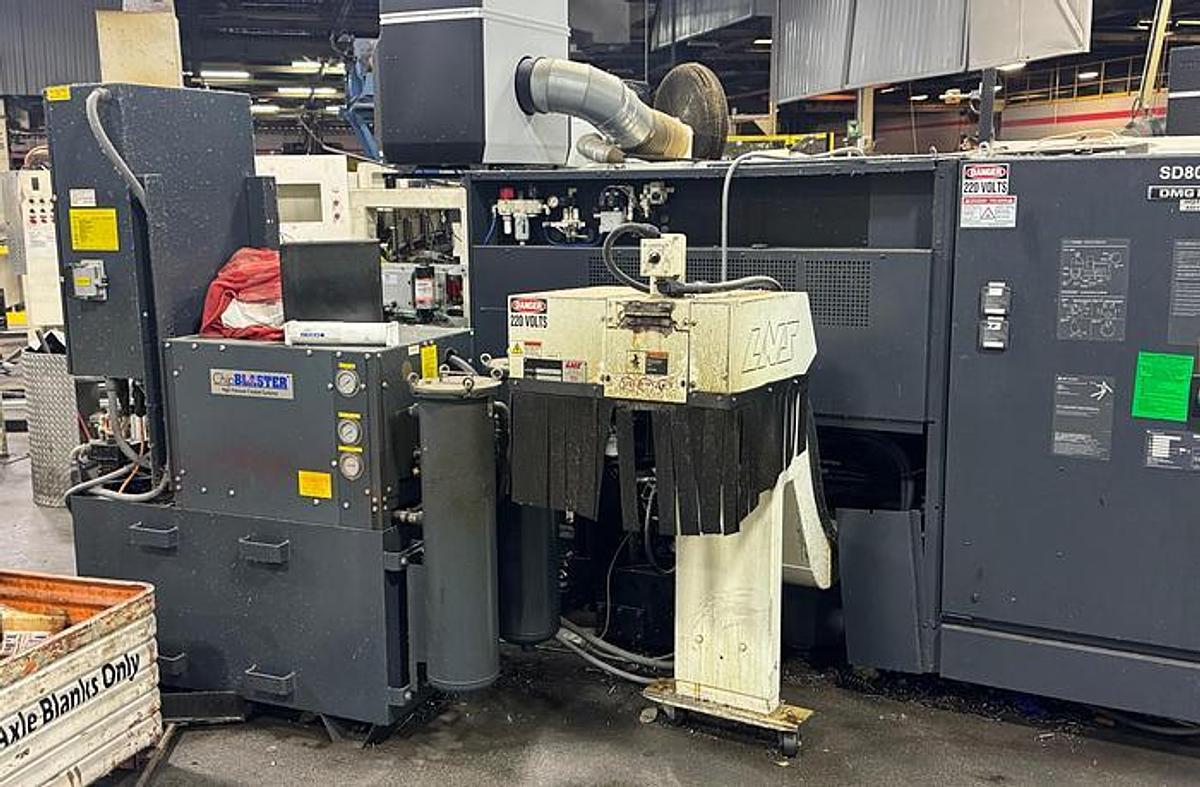 Used DMG MORI NLX 2500/700 2 AXIS CNC LATHE WITH CHIP BLASTER AND CONVEYOR