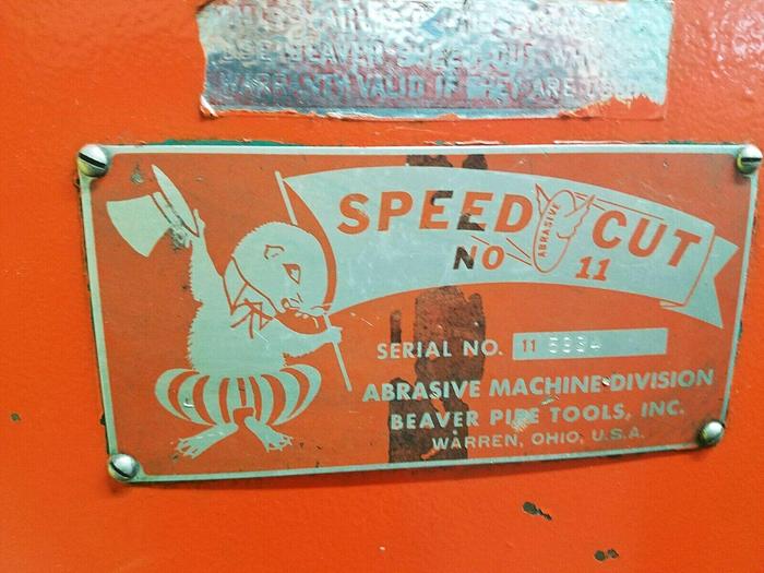 Used Speed Cut 10" Abrasive Cut Off Chop Saw Machine with Pneumatic Vise Ships Free