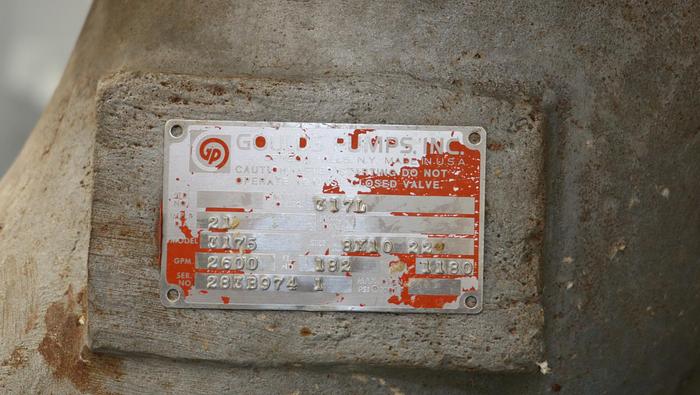 Used Goulds 3175 8x10x22 M Pump #44337
