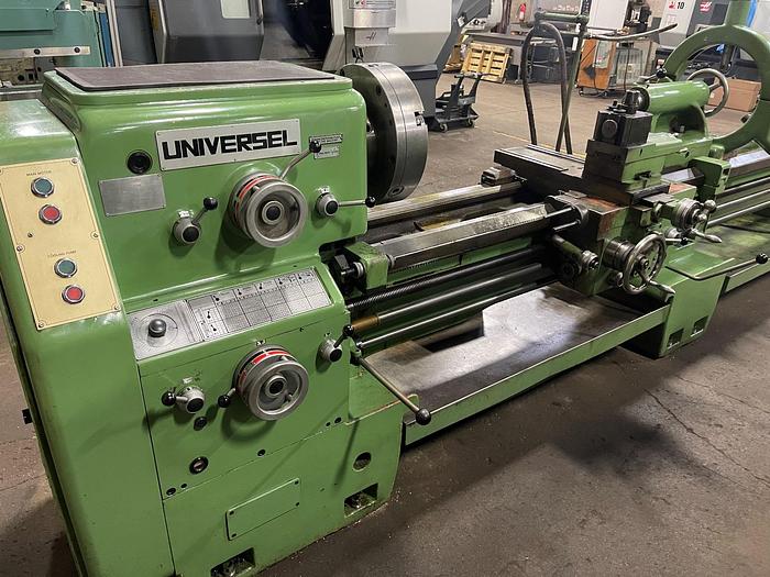 Used 24" X 120" UNIVERSEL, HEAVY DUTY ENGINE LATHE