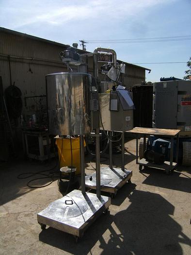 Used Tank, 17 Gallon, 316L Stainless Steel, Jacketed, Mix, 16-1/2" x 22" (2) #S740366