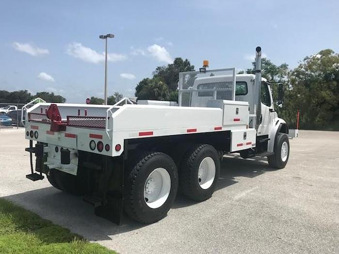 Used 2007 Freightliner M2-106 6x6 12ft Flatbed Winch Truck - C87323
