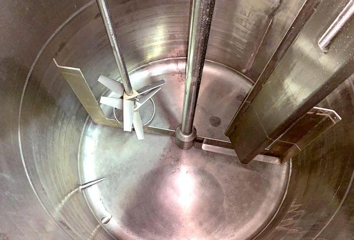 Used 300 GALLON WALKER PROCESSOR WITH DUAL MOTION AGITATION - S/S - 100 PSI JACKET