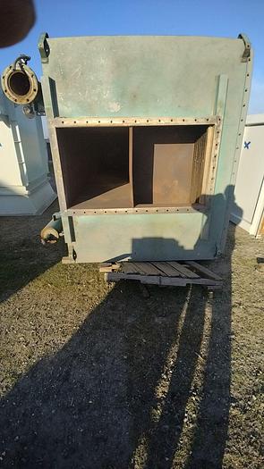 Used Heat Exchanger, Air, 2,528 SF, 550 deg F, Cain Industries #S744457